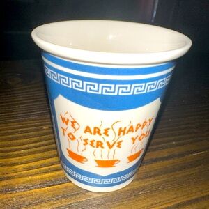 We Are Happy To Serve You Ceramic Cup ☕️